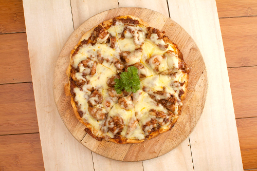 Satay-Pizza